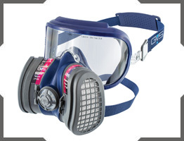 GVS Elipse Integra Masker Met A1P3 Filters - Volledige Gezichtsbescherming Tegen Organische Gassen En Stof